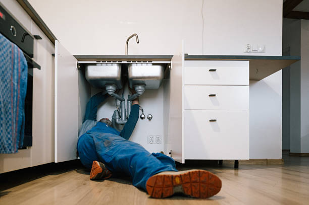Professional Drain Cleaning technician working in Tuxedo Park, NY